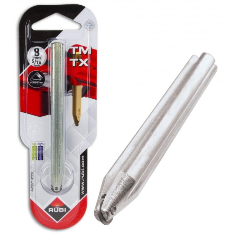 Rubi 01959 nóż z kółkiem do płytek Ø 8 mm silver