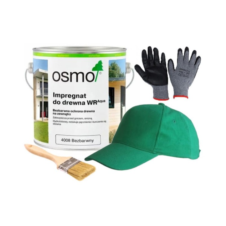 Osmo impregnat do drewna 4008 bezbarwny WR Aqua 2,5L