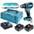Makita Ddf485rtj Wiertarko-wkrętarka Bezszczotkowa Lxt 18v Makpac 2xaku 5ah