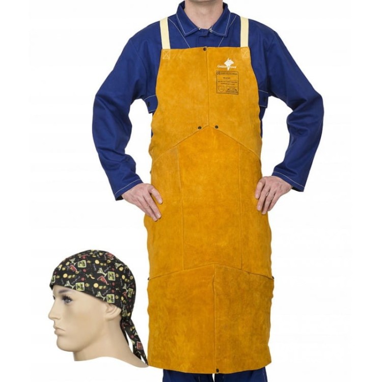 Weldas 44-2136 Fartuch Spawalniczy Golden + Chusta Doo-Rag