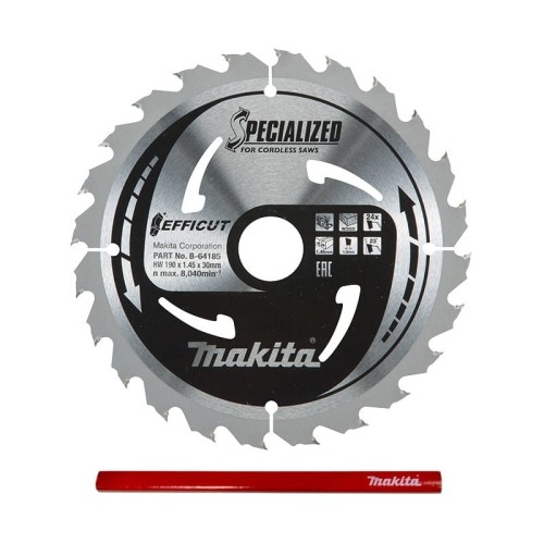 Makita Efficut B-64185 tarcza do drewna 190mm