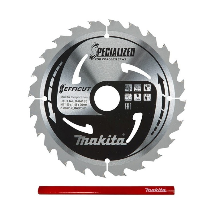 Makita Efficut B-64185 tarcza do drewna 190mm