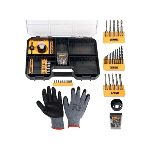 DeWalt DT71583-QZ  Zestaw bity, nasadki, wiertła 102 el.