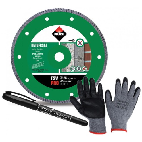 Rubi 31980 tarcza diamentowa Turbo Pro TSV 125 do betonu