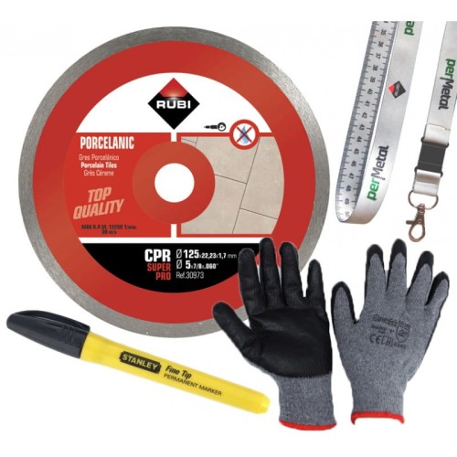 Rubi 30973 tarcza diamentowa CPR 125mm na sucho do gresu