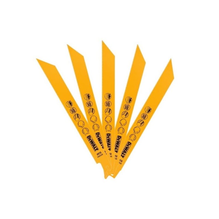 DeWalt DT2354-QZ zestaw 5 szt. brzeszczotów bagnetowych 203 mm