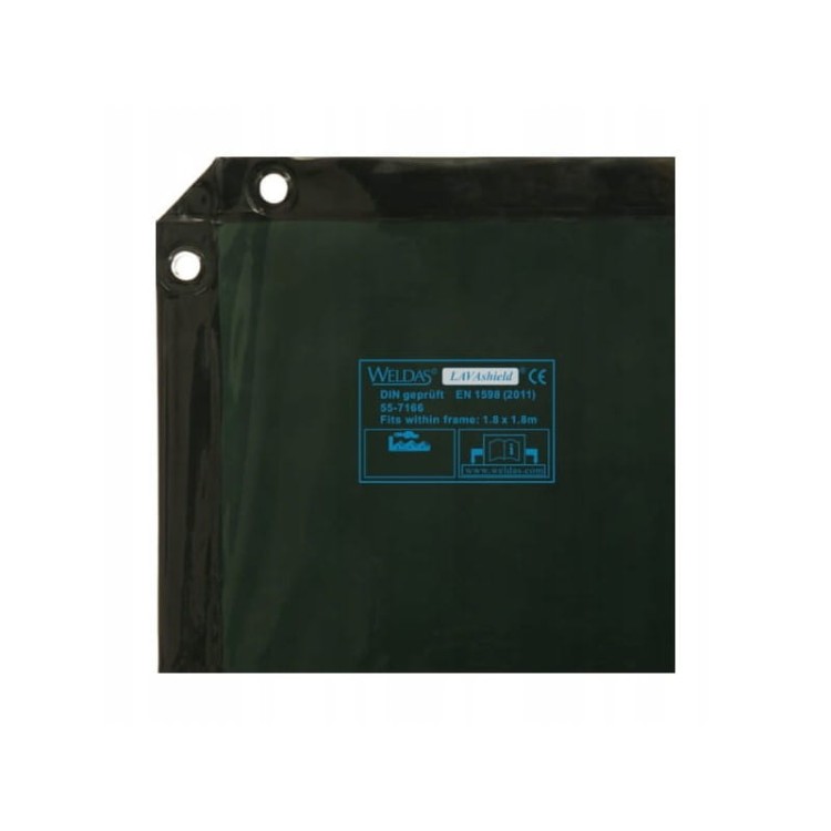 Weldas 55-7166 ekran spawalniczy 1,74x1,74m zielony