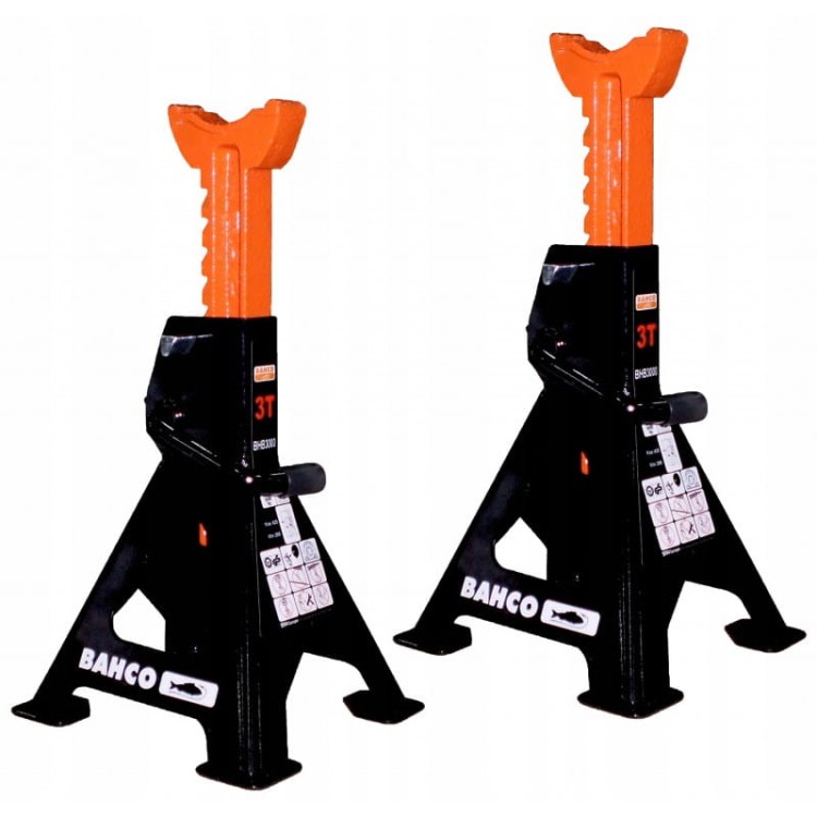 Bahco Bh33000 Podpórki Kobyłki Koziołki Pod Auto Samochód Do 3000kg 2szt