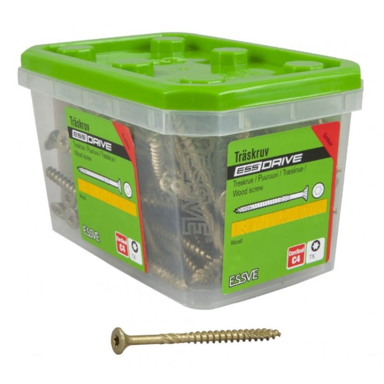 Zestaw wkrętów do drewna  corrseal essve 5,0 x 70 mm 100szt