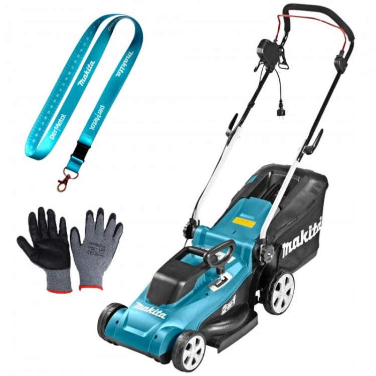 Makita ELM3720 elektryczna kosiarka do trawy 1400 w 37 cm