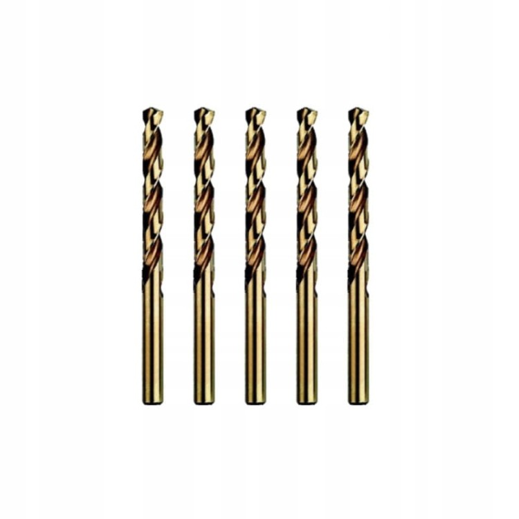 Bmm Wiertło Do Metalu Kręte Hss Kobalt Din 338 10,5 mm 5 szt