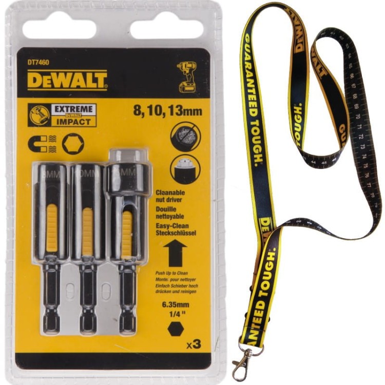 DeWalt DT7460-QZ Zestaw nasadek udarowych