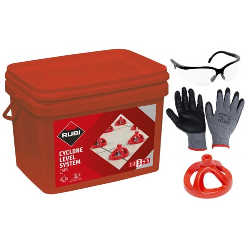 Rubi 35950 nakrętki Cyclone System poziomowania 300szt