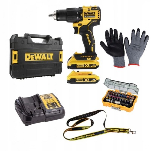 Wiertarko Wkrętarka Dewalt DCD709D2T-QW 18v Walizka + Bity + Gratisy