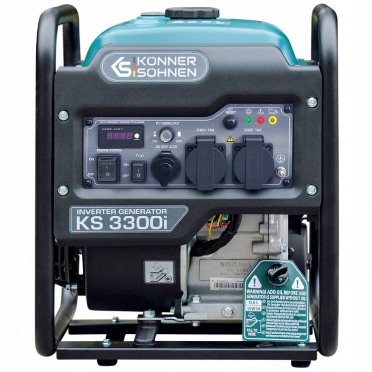 K&amp;s ks-3300i agregat prądotwórczy generator prądu inwerterowy 230v 3,3/3kw