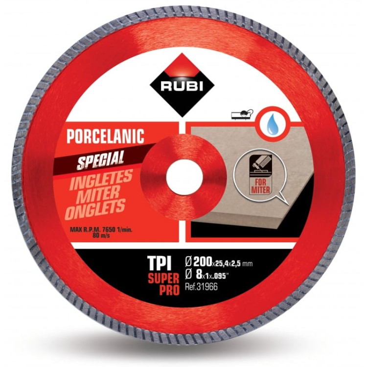 Rubi 31966 tarcza TPI 200 SUPERPRO na mokro ukosowanie