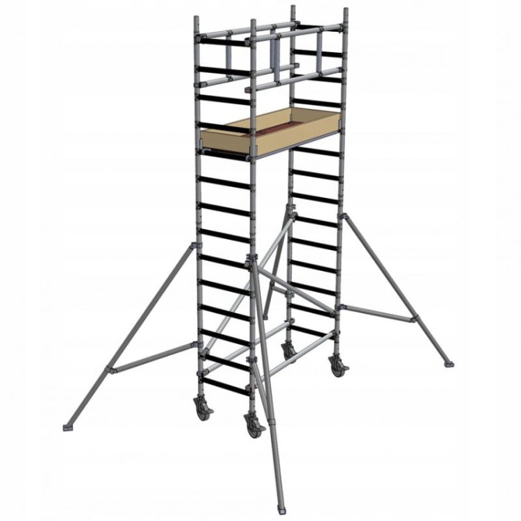 Rusztowanie mobilne Wieża jezdna faraone msa-43  top system safety rusztowanie 75x180 280kg 5M