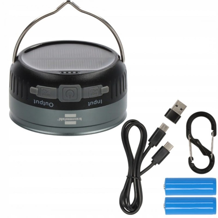 Brennenstuhl akumulatorowa solarna lampa turystyczna  led 450 lm ip54