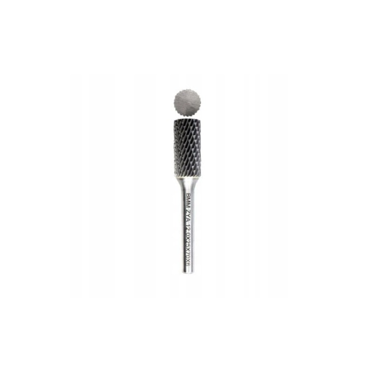 BMM Pilnik Obrotowy do metalu  Frez do metalu HM Kształt ZYA 10mm x6mm