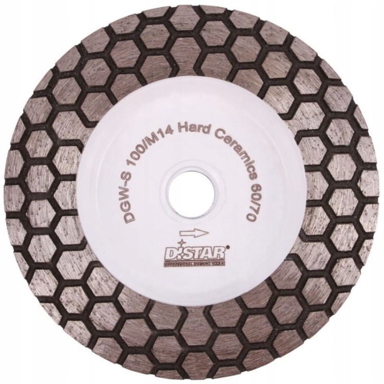 Distar  Tarcza Diamentowa Frez Diamentowy  Hard Ceramics100 100/m14 Do Ceramiki Gresu
