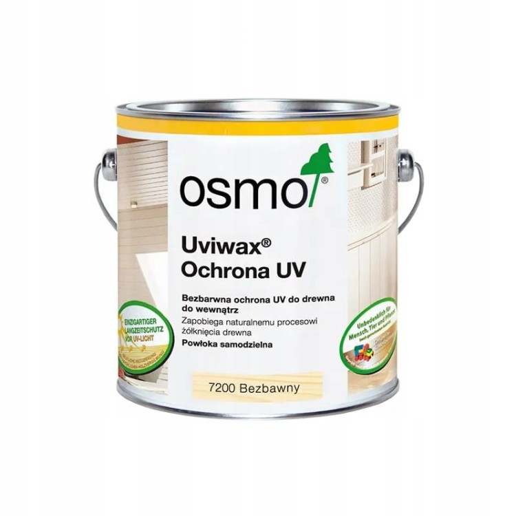 Osmo Ochrona Drewna Przed Uv Uviwax 7200 2,5l   Bezbarwny