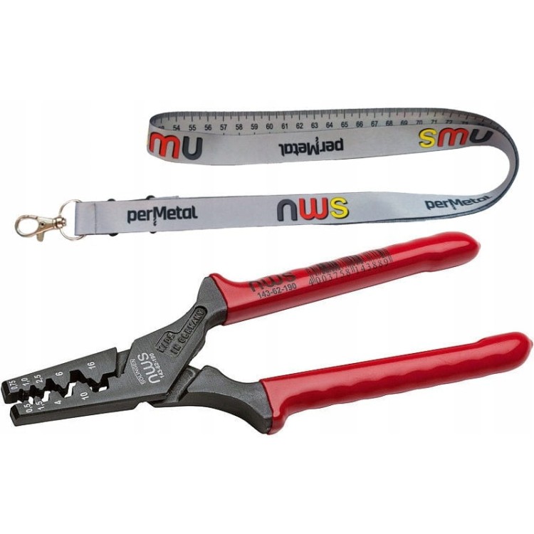 NWS Szczypce zaciskowe do tulejek 0,5-16 190mm