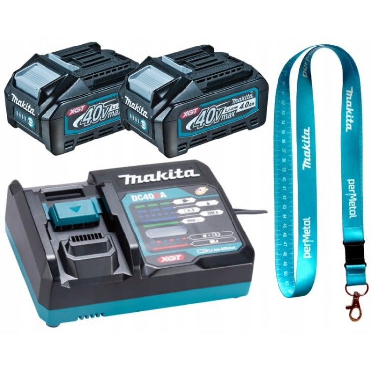 Makita zestaw zasilający 40V XGT BL4040 4Ah z ładowarką DC40RA