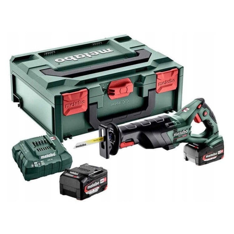 Metabo 602267650 Piła Szablasta Sse18 Ltx Bl Akumulatorowa 2x 5,2ah Walizka