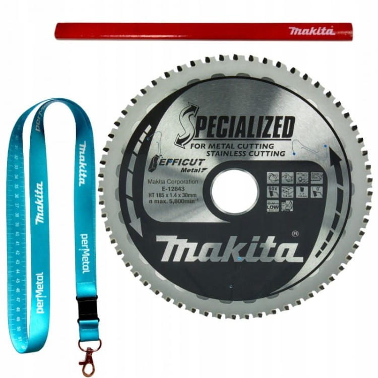 Makita e-12843 tarcza tnąca efficut 185x30mm 60z metal stal nierdzewna