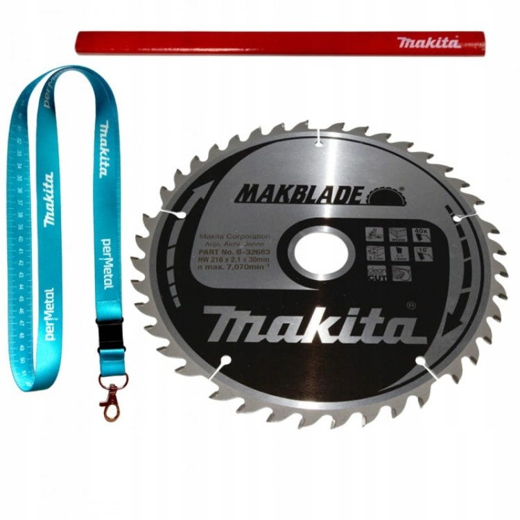 Makita B-32683 Tarcza Tnąca Makblade 216x30mm 40z Drewno