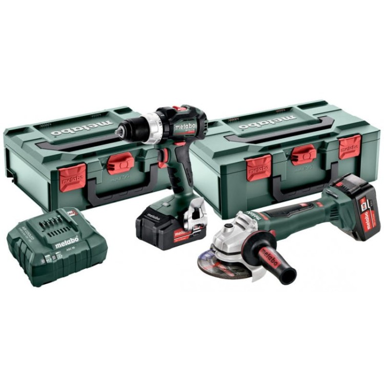 Metabo Set Combo wiertarko-wkrętarka + szlifierka