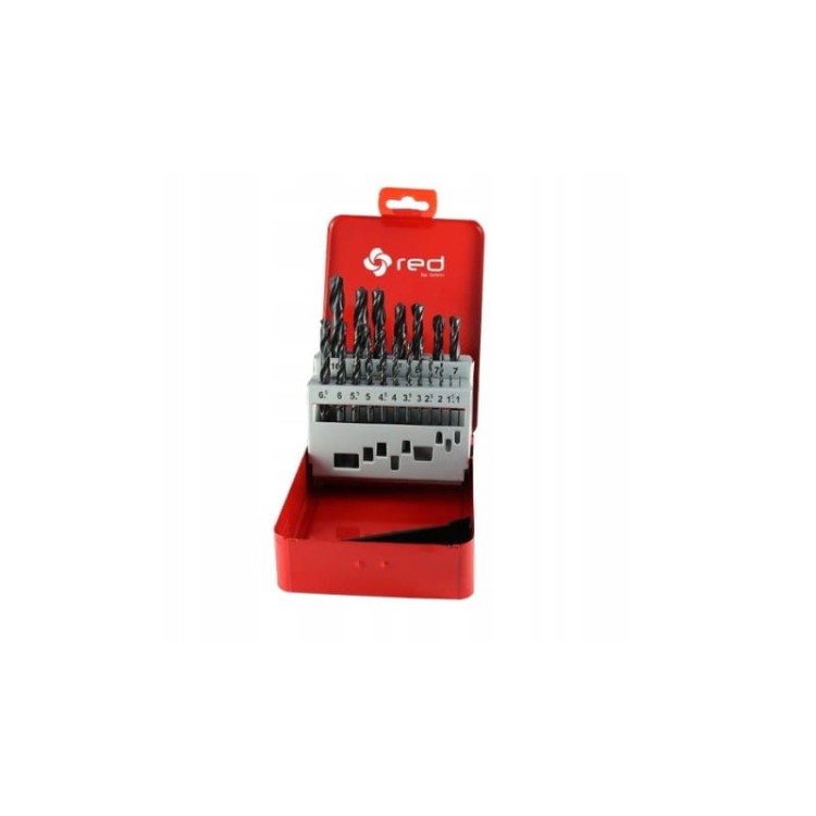 BMM ZESTAW 1901 WIERTEŁ KRĘTYCH HSS DIN 338 19 szt