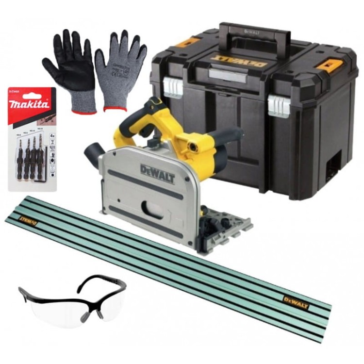 DeWalt DWS520KTR-QS zagłębiarka + szyna 1,5m
