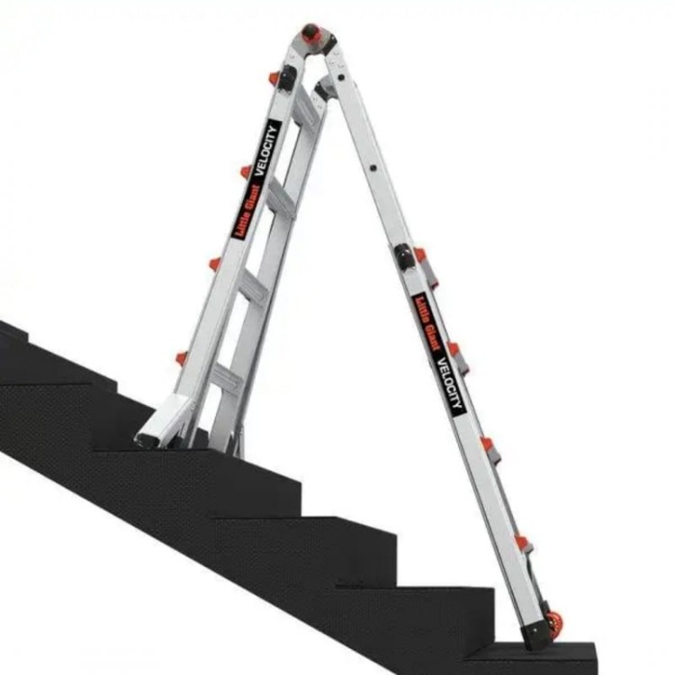 Little Giant Velocity M17 Drabina Teleskopowa Wielofunkcyjna  4w1 150kg USA