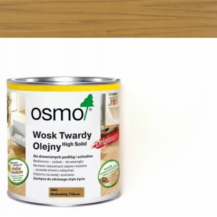 Osmo 3065 wosk twardy olejny bezbarwny 125ml