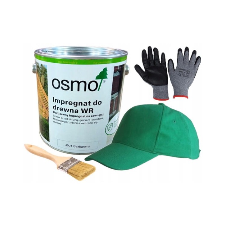 Osmo impregnat do drewna 4001 bezbarwny wr na zewnątrz 2,5l