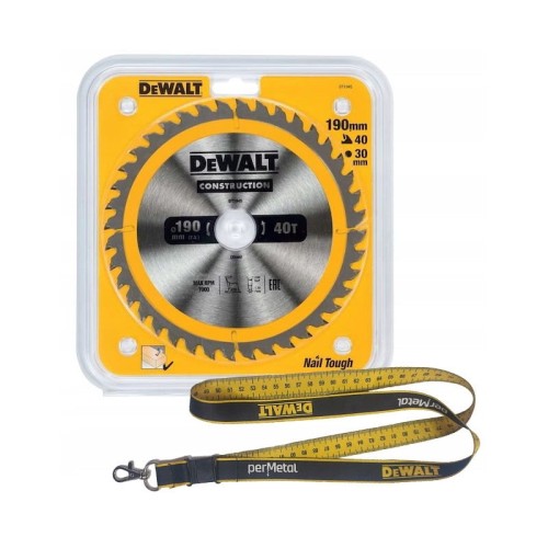 Dewalt DT1945 Tarcza piła do drewna 190x30 40Z