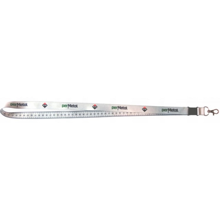 Smycz z miarą na klucze Rubi perMetal 1m