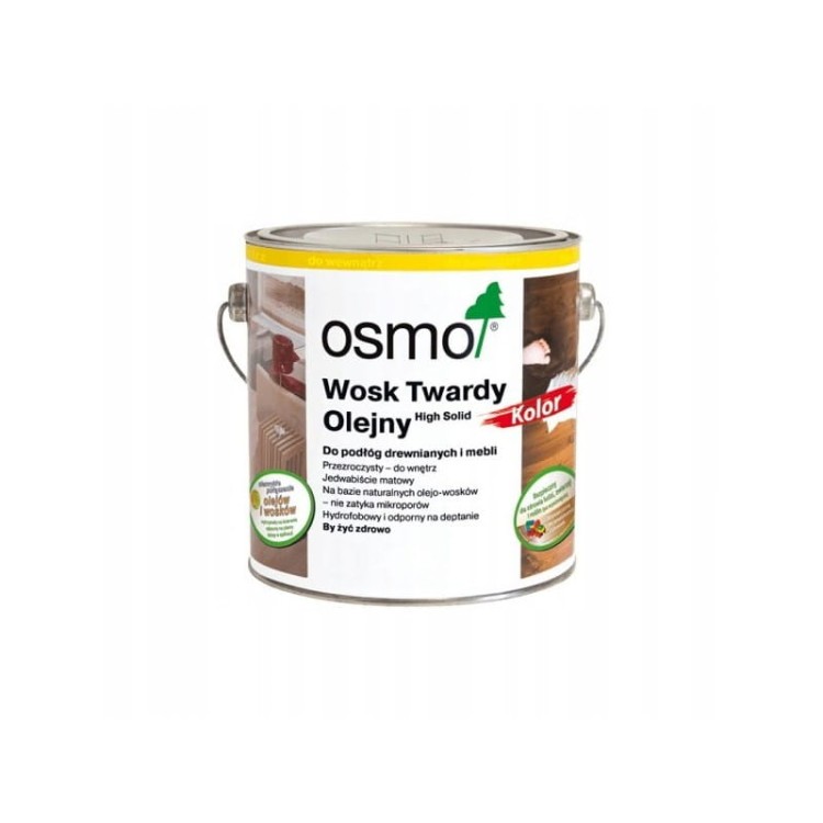 Osmo wosk do drewna twardy olejny do ochrony drewna 3073 terra 0.75l