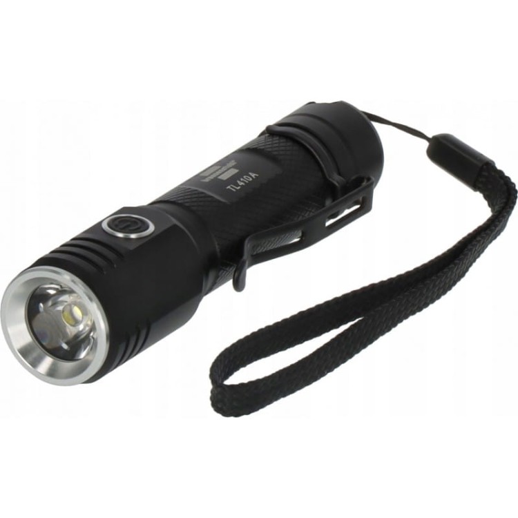 Brennenstuhl tl410a latarka led klips akumulator 400lm ip44 osram 131m usb