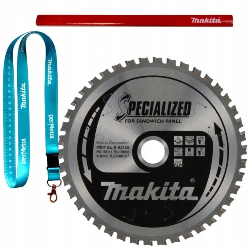 Makita b-63149 tarcza tnąca specialized 165x20mm 42z płyty warstwowe mdf
