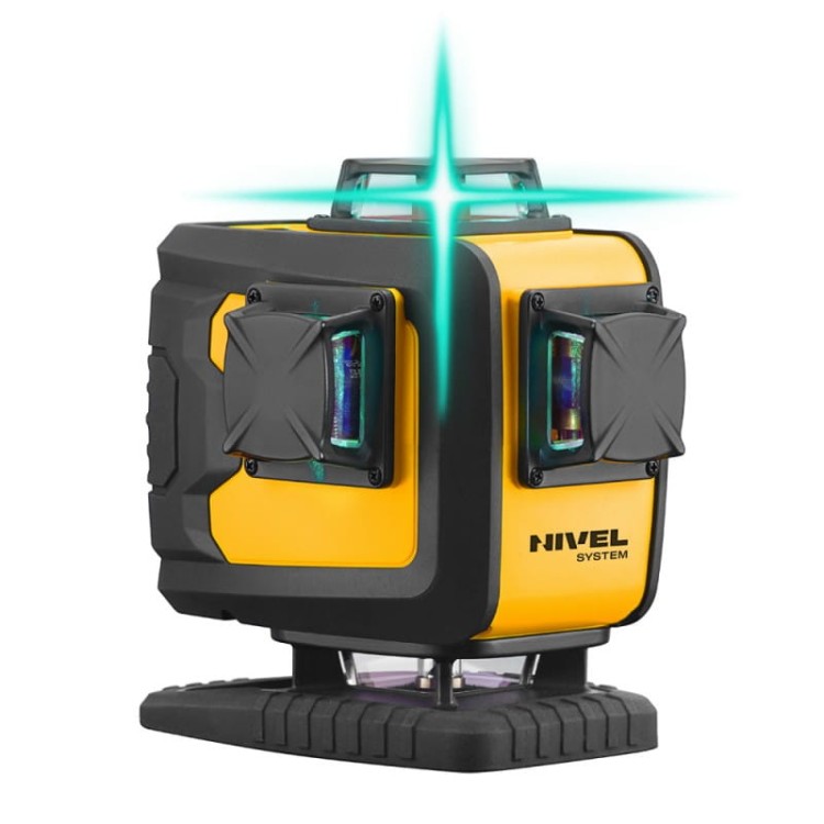 Nivel System CL4D-B niebieski laser krzyżowy + tyczka