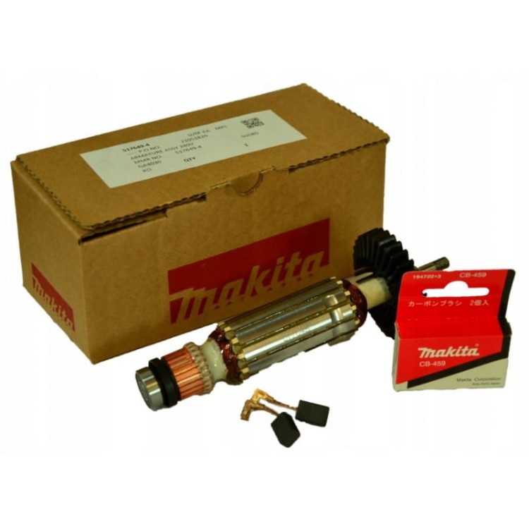 Makita 517649-4 Wirnik Szlifierka GA5030 + Szczotki CB459