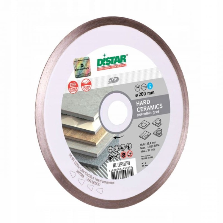 Distar Tarcza Diamentowa Hard Ceramics Do Ceramiki 115x1,4x10