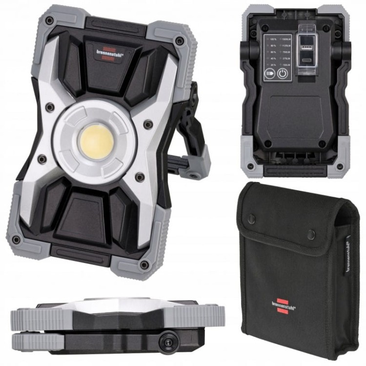 Brennenstuhl lampa led  budowlana robocza reflektor 1500lm ip65 powerbank