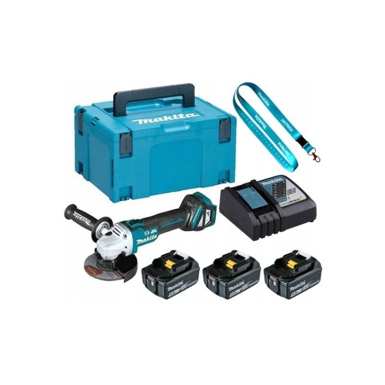 Makita Dga513rt3j Akumulatorowa  szlifierka kątowa LXT 18V 125 mm 3xaku 5ah