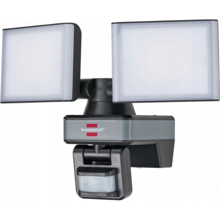 Brennenstuhl wfd 3050p lampa led 2x reflektor zewnętrzny reg. Led czujnik ruchu wifi