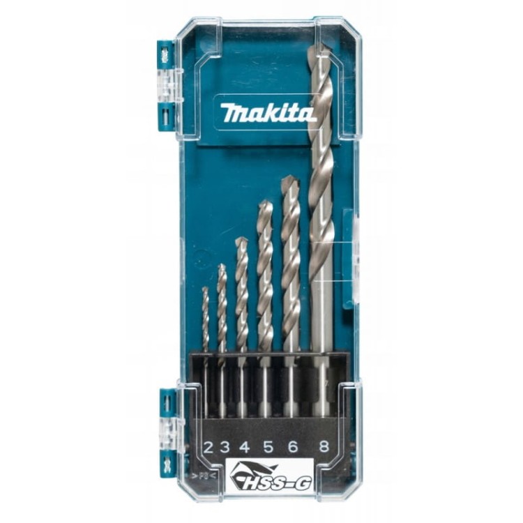 Makita D-75742 Zestaw Wierteł Do Metalu Hss-g 6szt