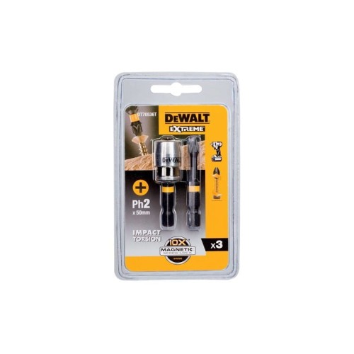 DeWalt DT70536T-QZ zestaw bitów PH2 udarowych +uchwyt