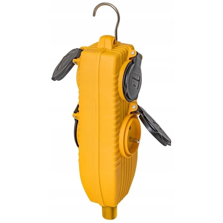 Brennenstuhl przedłużacz powerblock 10m czarny